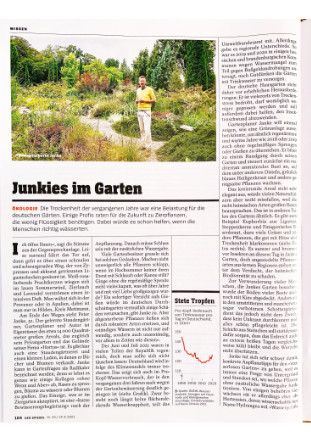 Peter Jahnke, Klimawandel im Garten, Cube Magazin